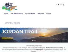 Tablet Screenshot of jordantrail.org